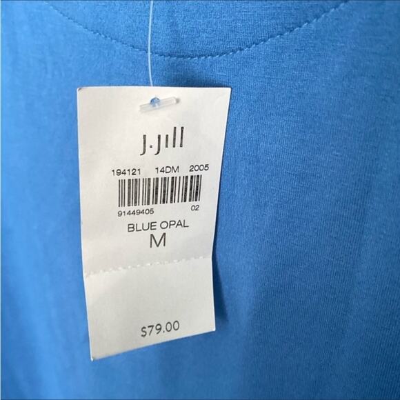 J.Jill Blue Opal Wearever collection Sleeveless Dress - Picture 3 of 8